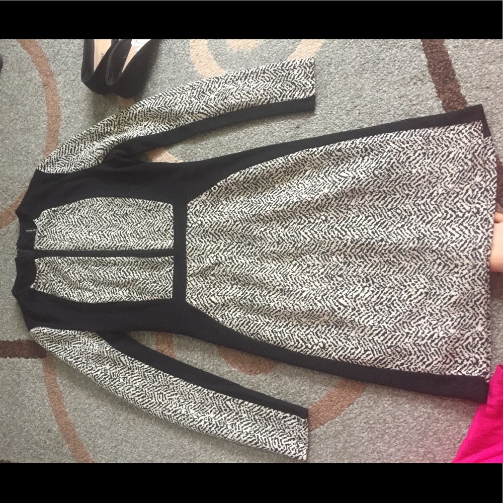 Long sleeve mini dress